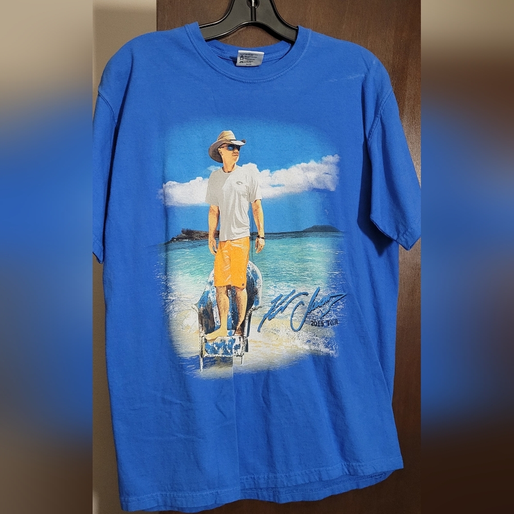 Comfort Colors Blue Beach Scene T-Shirt